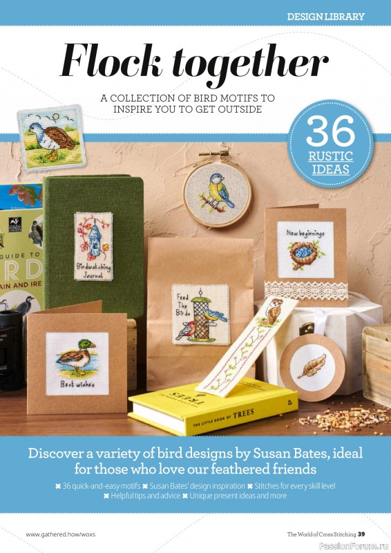 Коллекция вышивки в журнале &laquo;The World of Cross Stitching №377 2026&raquo;