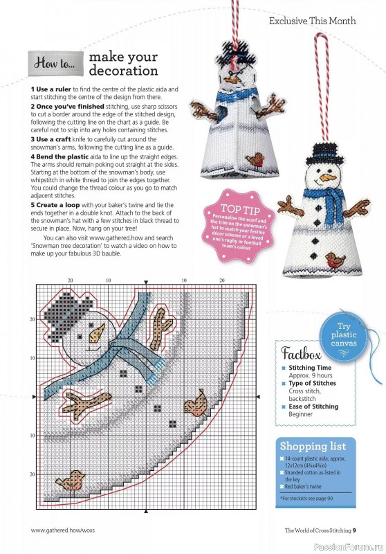 Коллекция вышивки в журнале «The World of Cross Stitching - Special 2023»