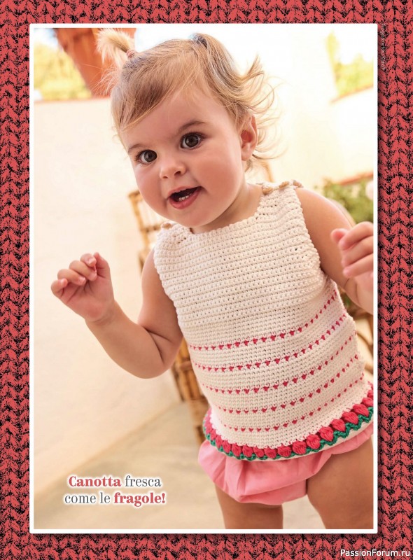 Вязаные модели для детей в журнале &laquo;Piu Maglia Bebe №5 2026&raquo;