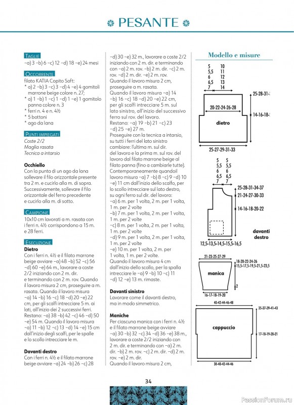 Вязаные модели в журнале «Piu Maglia Speciale Bebe №1 2023»