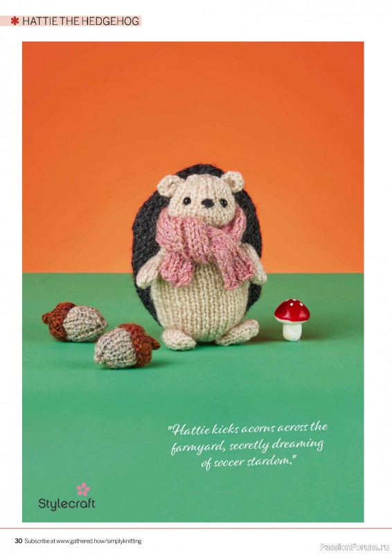 Вязаные проекты крючком в журнале «Simply Knitting №270 2025»