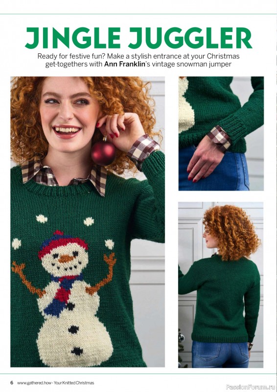 Вязаные проекты крючком в журнале «Simply Knitting - Your Knitted Christmas - 2025»