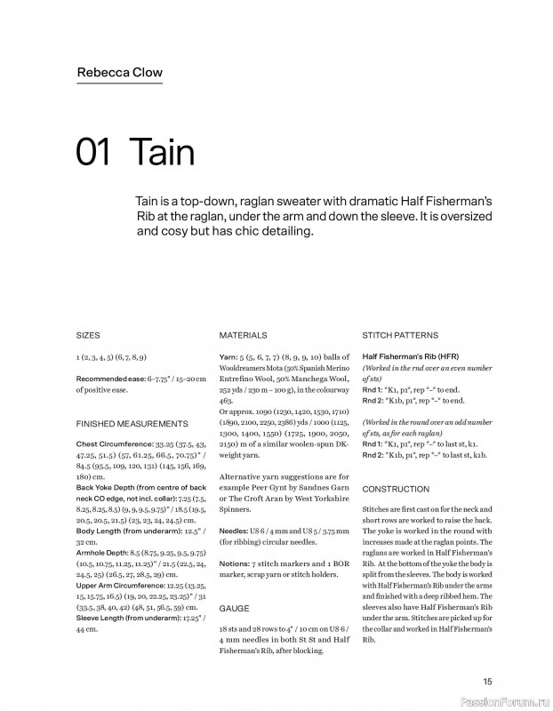 Вязаные проекты в книге &laquo;52 weeks of Sweater&raquo;. Часть 1