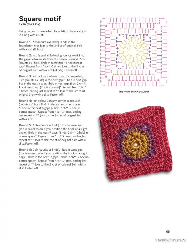 Вязаные проекты в книге «Block-by-Block Blankets and Afghans».
