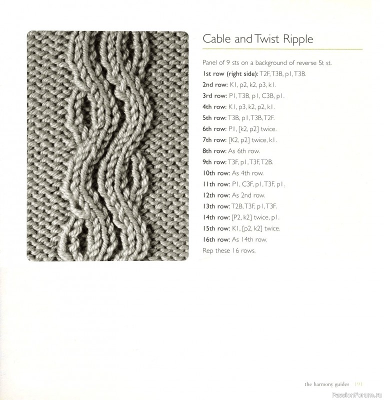 Вязаные проекты в книге «Cables & Aran Stitches-250 to Knit». Продолжение