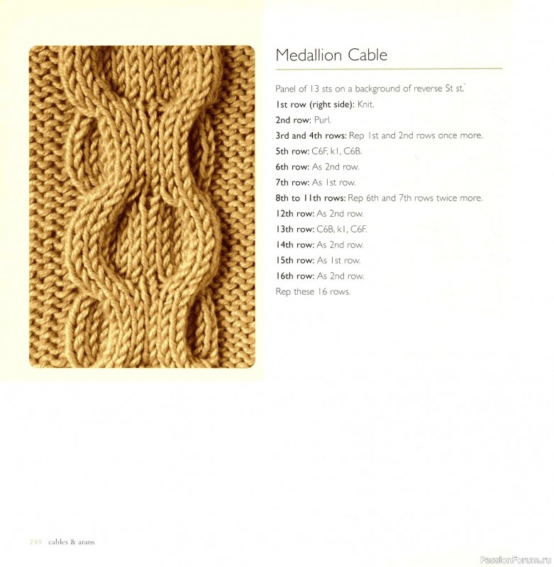 Вязаные проекты в книге «Cables & Aran Stitches-250 to Knit». Продолжение