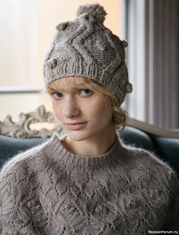 Вязаные проекты в книге «Contrasts Textured Knitting»