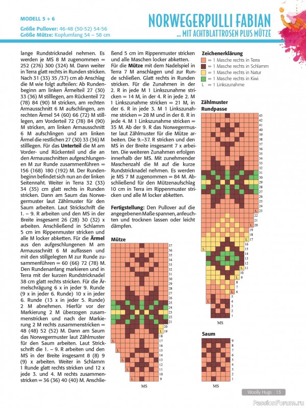 Вязаные проекты в журнале «Woolly Hugs Maschenwelt №6 2025»