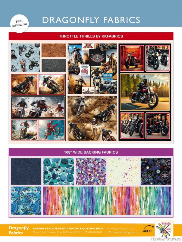 Коллекция проектов для рукодельниц в журнале «Australian Homespun - October-November 2025»