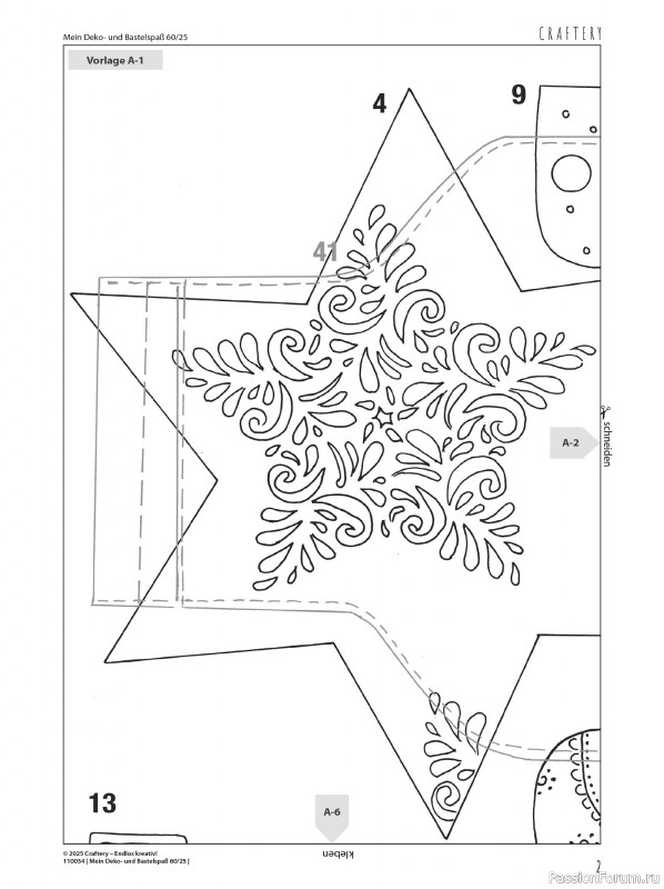 Коллекция проектов для рукодельниц в журнале «Mein Deko und Bastelspass №60 2025»