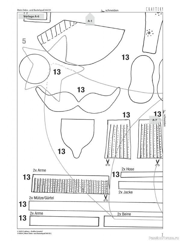 Коллекция проектов для рукодельниц в журнале «Mein Deko und Bastelspass №60 2025»