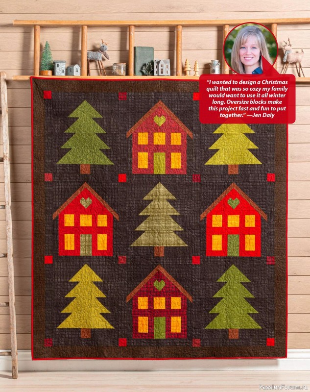 Коллекция проектов для рукодельниц в журнале «Quilter's World - Winter 2025»