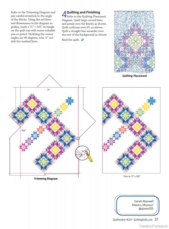 Коллекция проектов для рукодельниц в журнале «Quiltmaker №224 2026»