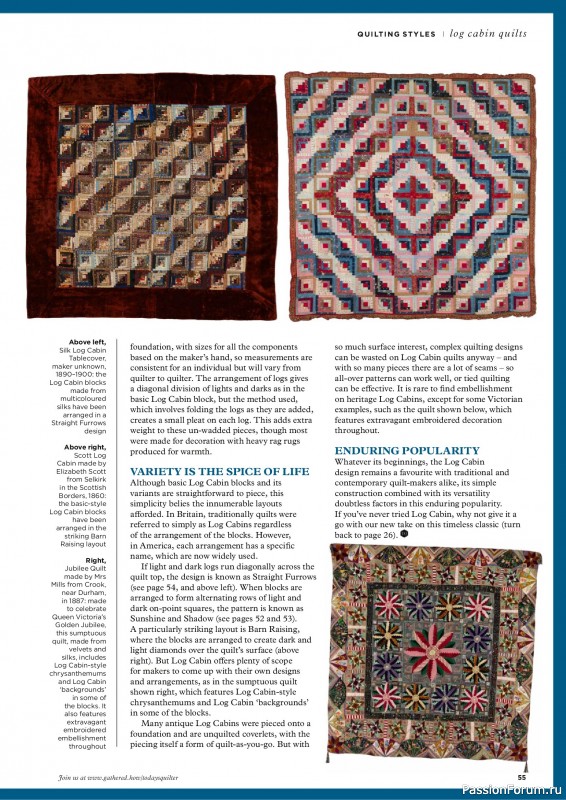 Коллекция проектов для рукодельниц в журнале «Todays Quilter №125 2025»