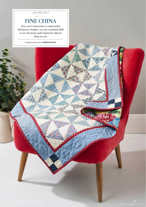 Коллекция проектов для рукодельниц в журнале «Todays Quilter №133 2025»