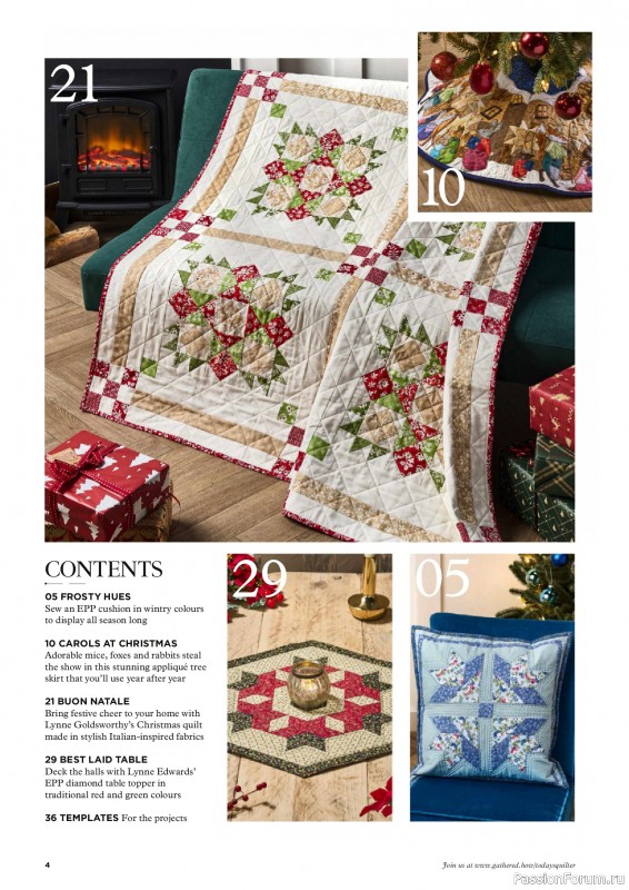 Коллекция проектов для рукодельниц в журнале «Todays Quilter №133 2025»