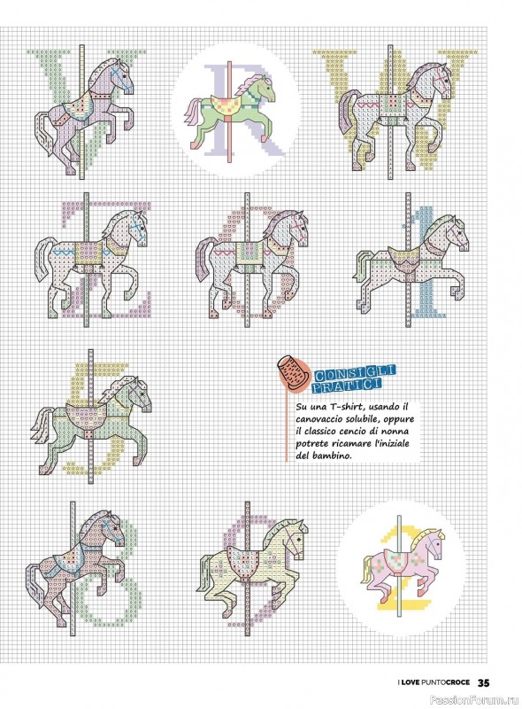 Коллекция вышивки крестиком в журнале «I Love Punto Croce №16 2022»