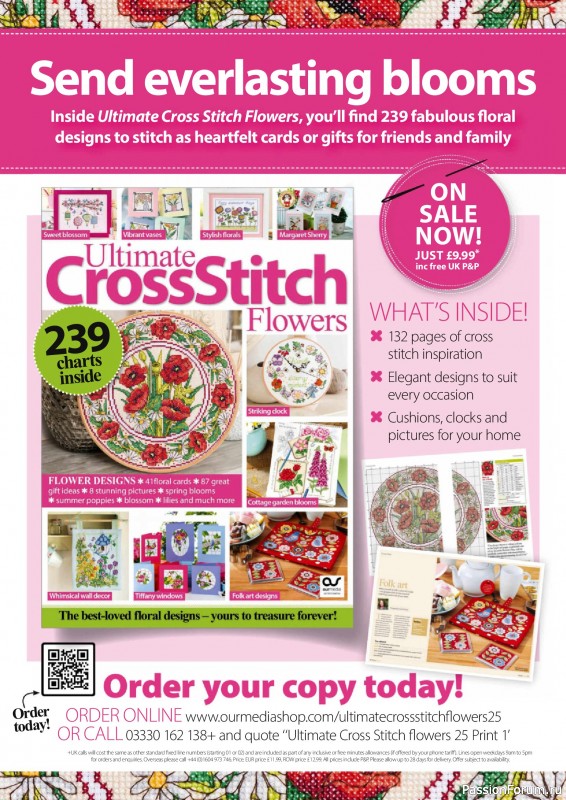 Коллекция вышивки в журнале &laquo;Cross Stitch Favourites - Spring 2025&raquo;