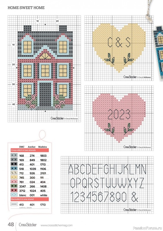 Коллекция вышивки в журнале «CrossStitcher №397 2023»