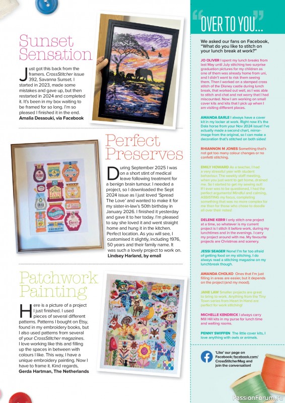 Коллекция вышивки в журнале &laquo;CrossStitcher №433 2026&raquo;