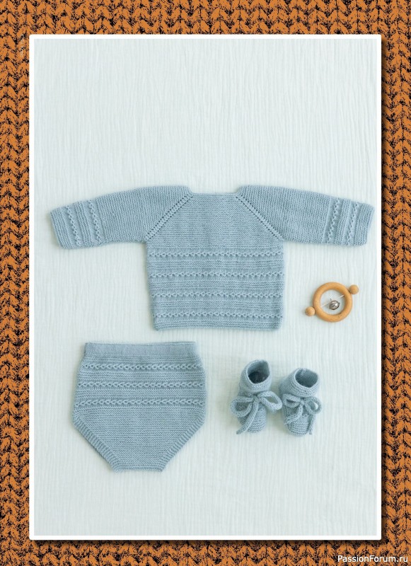 Вязаные модели для детей в журнале «Piu Maglia Bebe №4 2025»