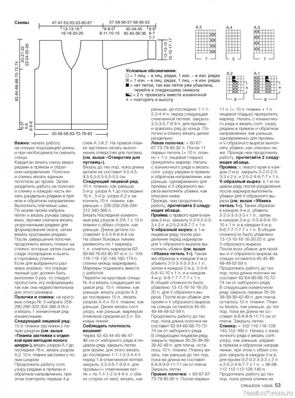 Вязаные модели в журнале «Creazion №1 2026»