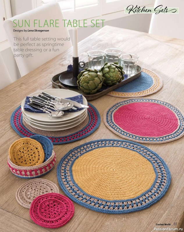Вязаные проекты крючком в журнале &laquo;Crochet World Specials - Late Spring 2026&raquo;