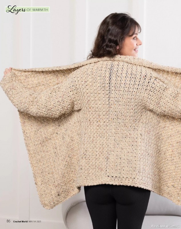 Вязаные проекты крючком в журнале «Crochet World - Winter 2025»