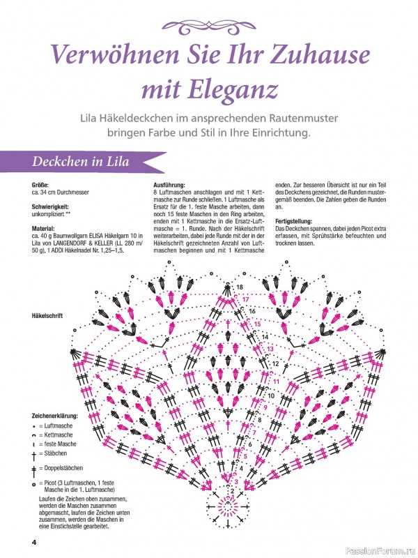 Вязаные проекты крючком в журнале «FiletHakeln leicht gemacht №2 2024»