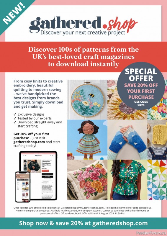 Вязаные проекты крючком в журнале «Simply Knitting №265 2025»