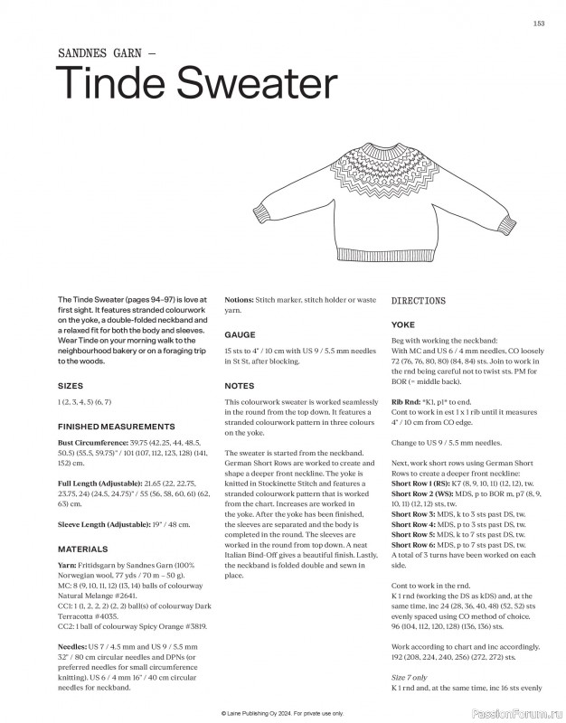 Вязаные проекты в журнале &laquo;Laine Nordic Knits 2024&raquo;. Продолжение