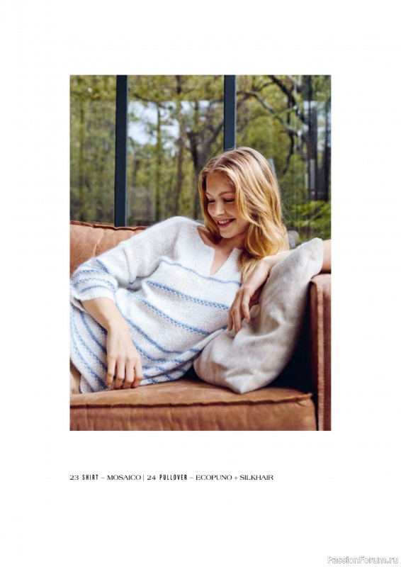 Вязаные проекты в журнале «Lana Grossa - Natural Knits №1 2025»