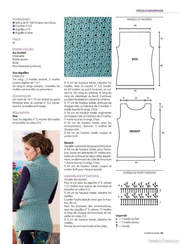 Вязаные проекты крючком в журнале «Crochet a porter - Fevrier/Avril 2026»