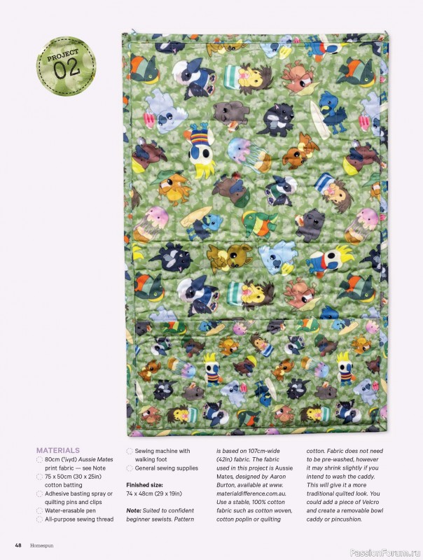 Коллекция проектов для рукодельниц в журнале «Australian Homespun №231 2026»