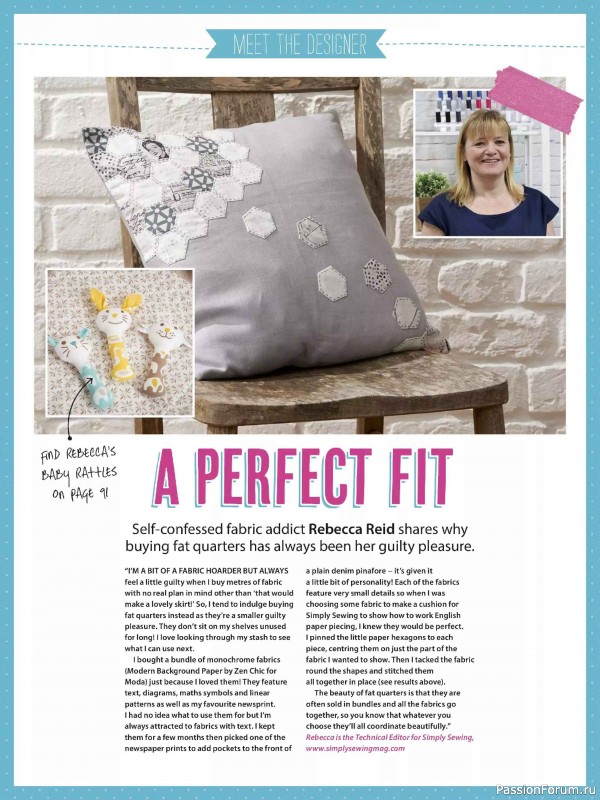 Коллекция проектов для рукодельниц в журнале «Simply Sewing Special 2026».