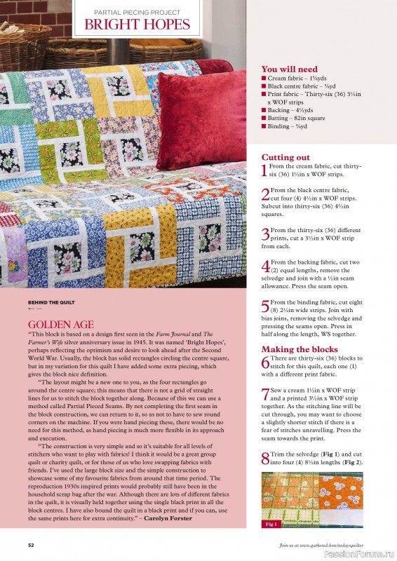 Коллекция проектов для рукодельниц в журнале &laquo;Todays Quilter №140 2026&raquo;