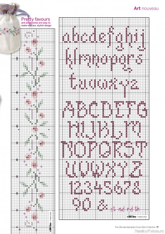 Коллекция вышивки в журнале «Cross Stitch Collection - The Ultimate Alphabets 2026»