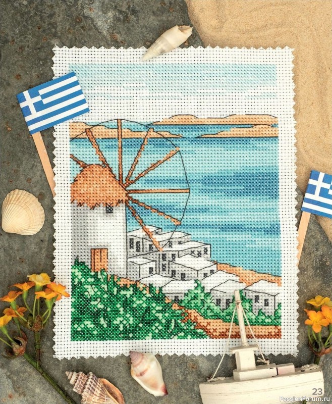 Коллекция вышивки в журнале «CrossStitcher №384 2022»