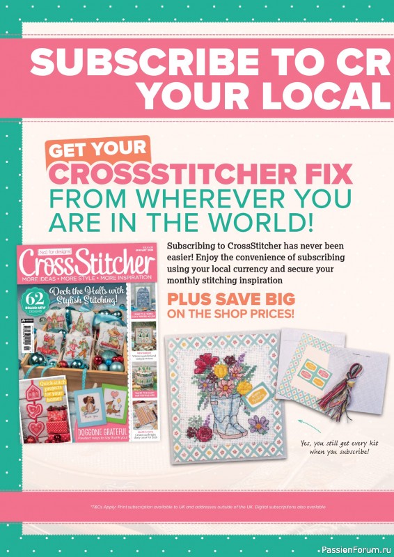 Коллекция вышивки в журнале «CrossStitcher №430 2025»