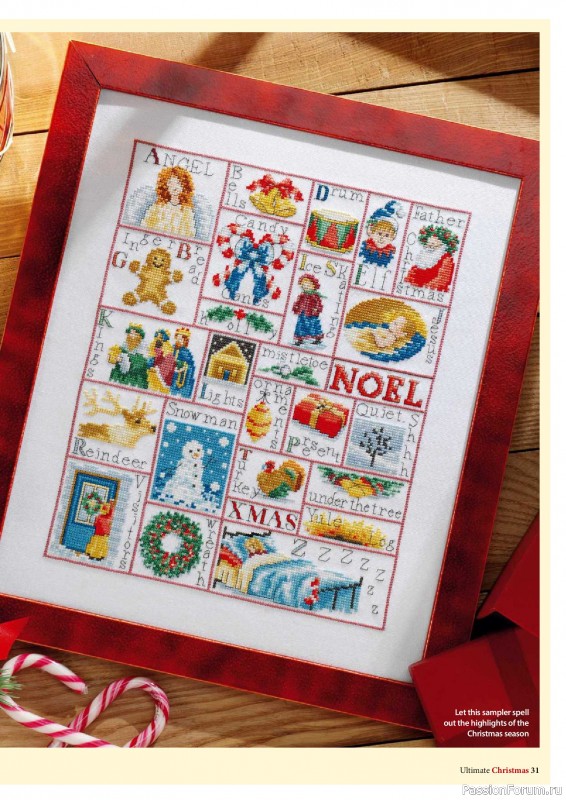 Коллекция вышивки в журнале «Ultimate CrossStitch – Christmas 2026»