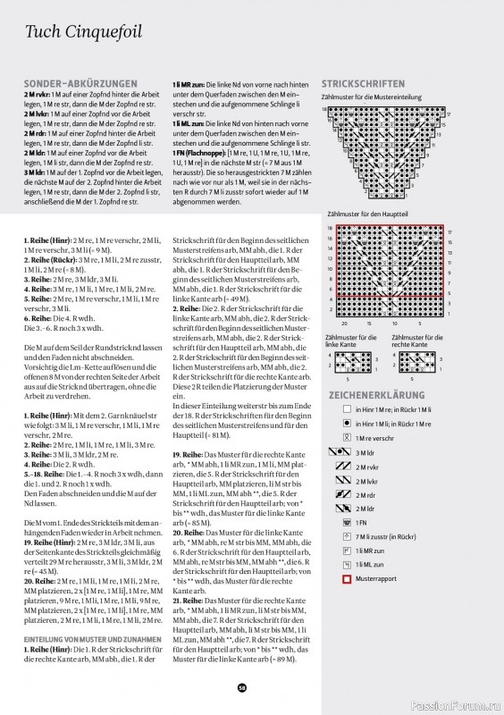 Вязаные модели крючком в журнале «The Knitter Germany №61 2022 »