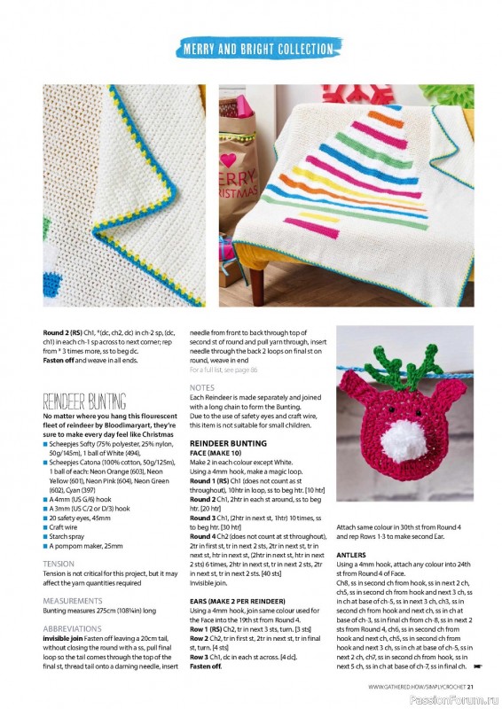 Вязаные проекты крючком в журнале «Simply Crochet №129 2022»