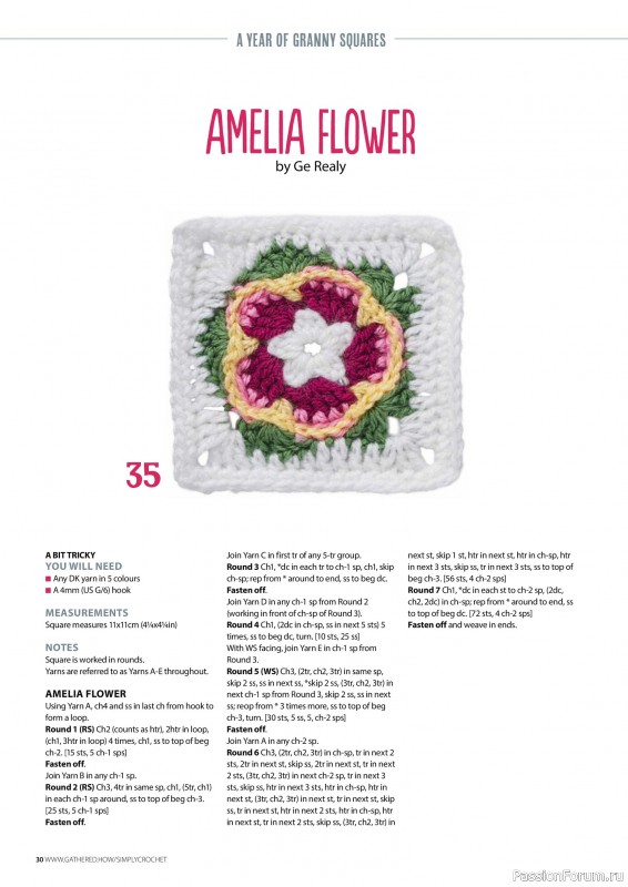 Вязаные проекты крючком в журнале «Simply Crochet №165 2025»