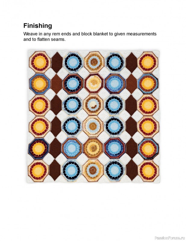 Вязаные проекты в книге «Crochet Modular Blankets». Продолжение