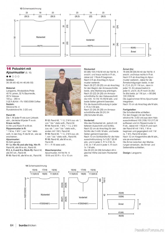 Вязаные проекты в журнале «Burda Stricken №1 2026»