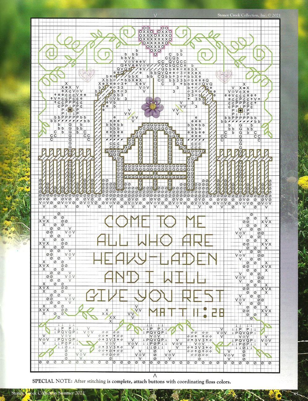 Вышивка крестом в журнале «Stoney Creek Cross Stitch Collection - Summer 2021» Вышивка крестом в журнале «Stoney Creek Cross Stitch Collection - Summer 2021»