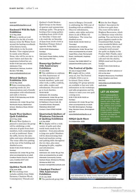 Коллекция проектов для рукодельниц в журнале &laquo;Todays Quilter №139 2026&raquo;