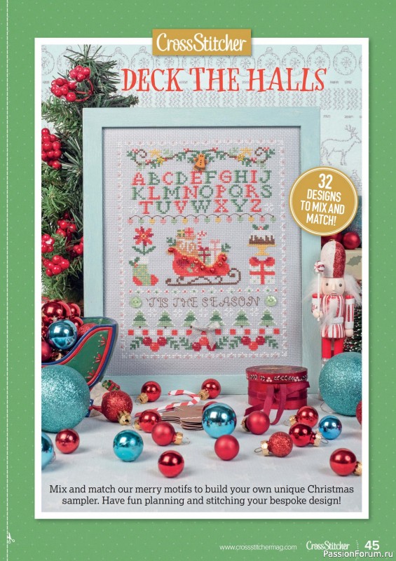 Коллекция вышивки в журнале «CrossStitcher №428 2025»