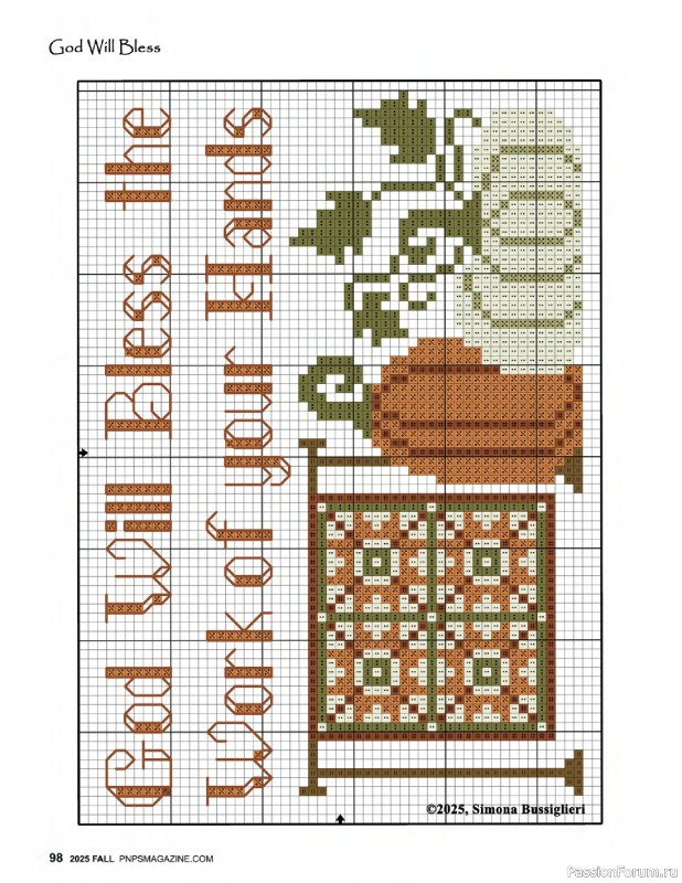 Коллекция вышивки в журнале «Punch Needle & Primitive Stitcher – Fall 2025»
