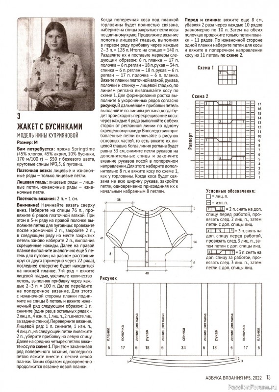 Школа вязания в журнале «Азбука вязания №5 2022»